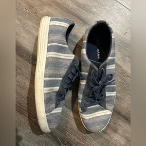 Cole Haan Blue and White Sneakers Contemporary Design